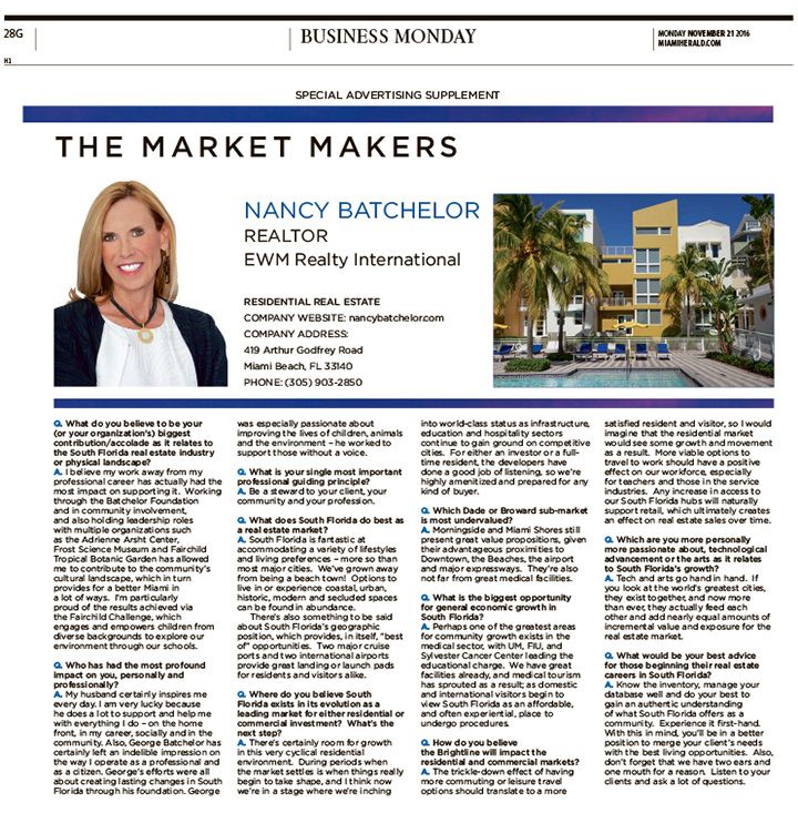 Miami Herald: The Market Makers