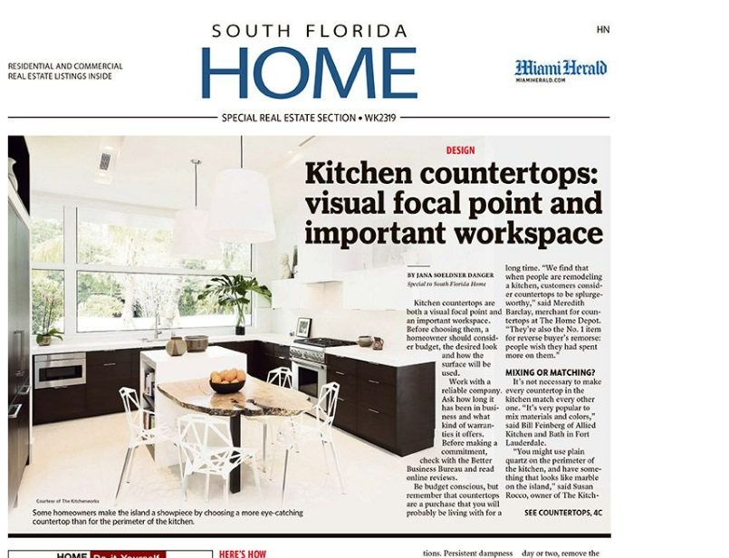FEATURED IN SOUTH FLORIDA HOMES